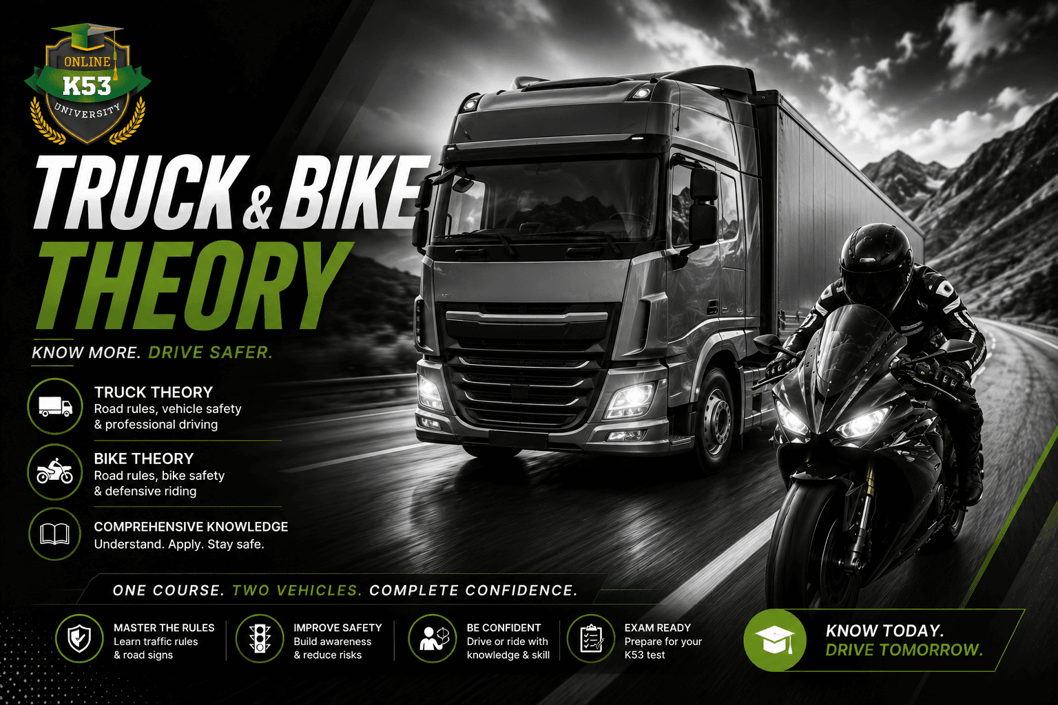 Heavy Vehicle & Motorcycle Bundle (Code 3 + Code 1)